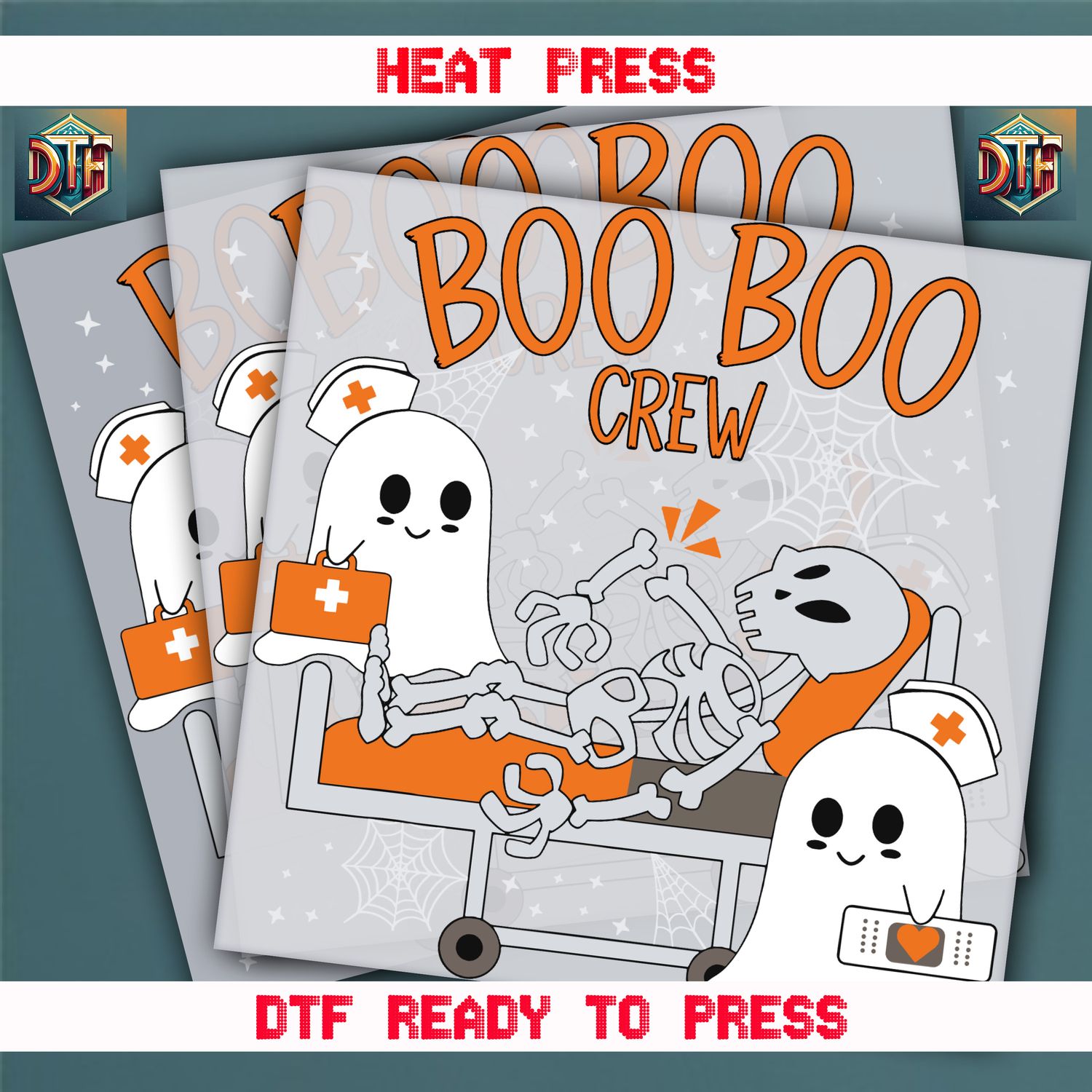 Ready To Press Boo Boo Crew DTF Transfers