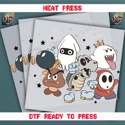 Ready To Press Halloween DTF Transfers