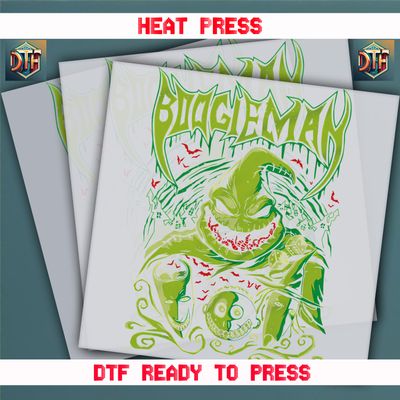 Ready To Press Boogeyman DTF Transfers