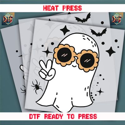 Ready To Press Halloween DTF Transfers