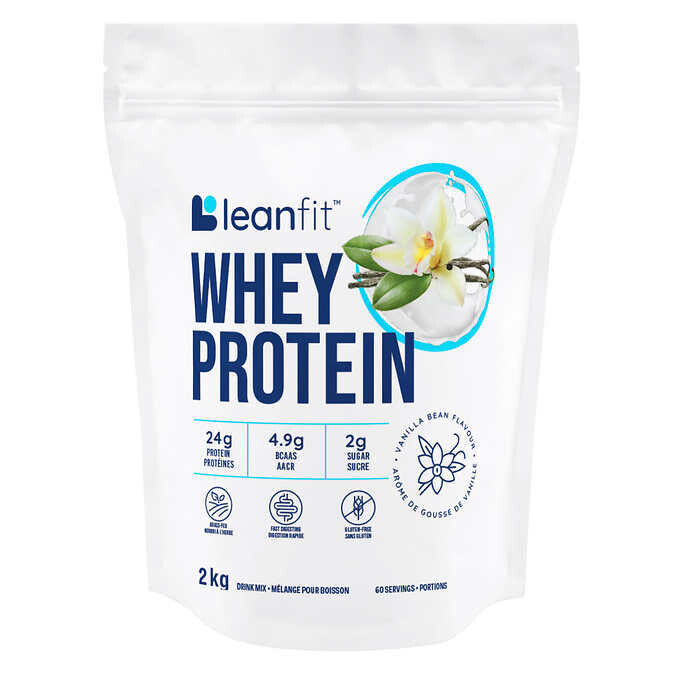 LEANFIT Whey Protein – Vanilla Flavor 2 kg