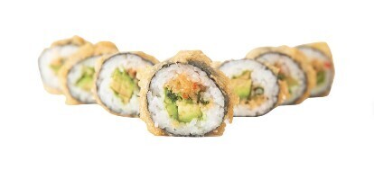 Avocado &amp; Crispy Onion Tempura Roll (8 Pieces)