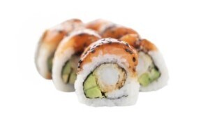 Tiger Prawn &amp; Avocado Inside Out Roll (8 Pieces)