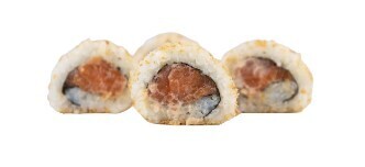 Spicy Salmon Inside Out Roll (8 Pieces)