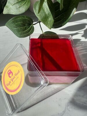 Raspberry cheesecake puree box