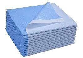 drape sheets (blue)