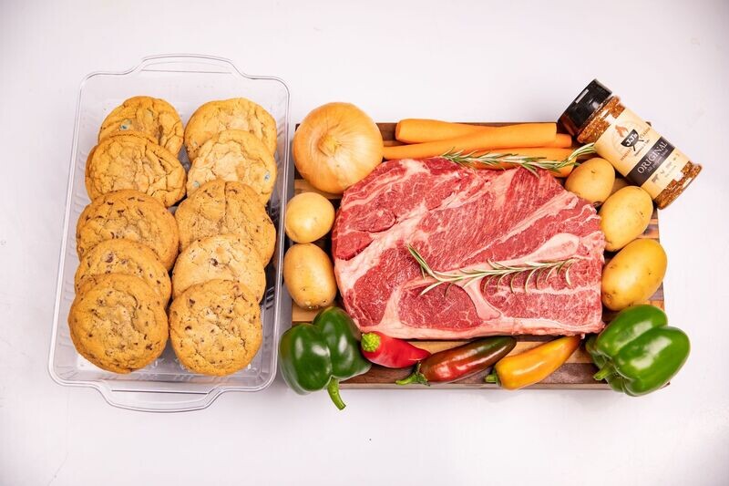 Complete chuck roast dinner for the family