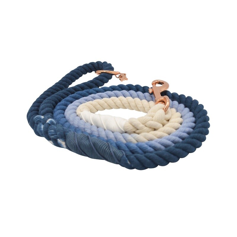 Dog Rope Leash- Ombre Blue