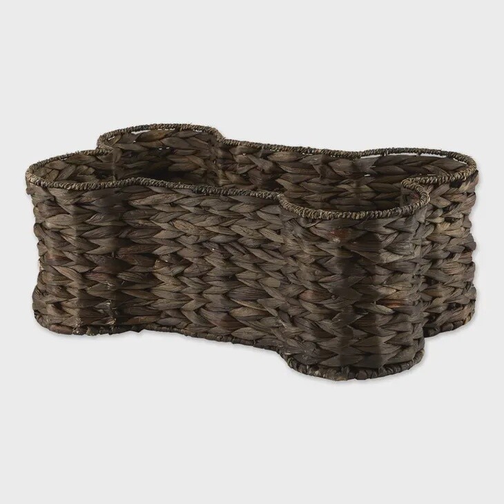 Hyacinth Bone Pet Basket Small