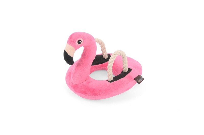 Tropical Paradise Flamingo Float
