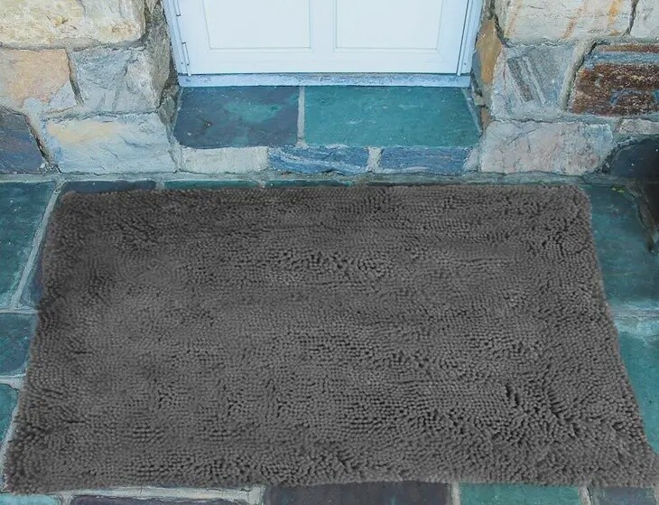 Grey Absorbent Doormat- Large