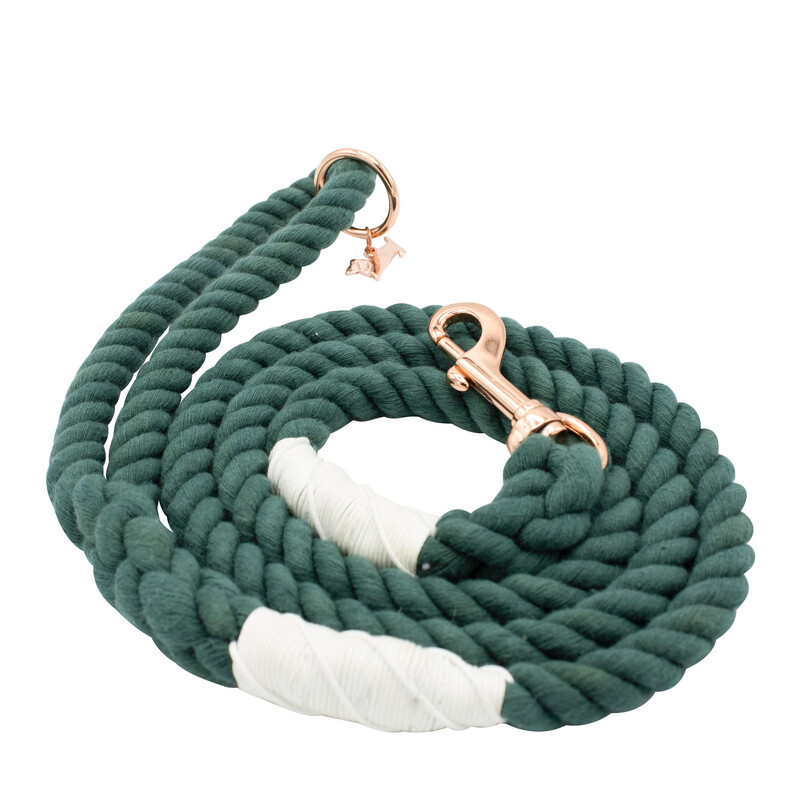 Dog Rope Leash- Emerald