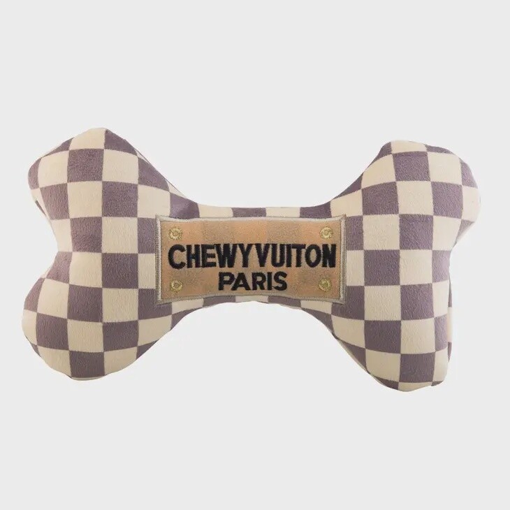 Chewy Vuiton Bone- Checkers Med