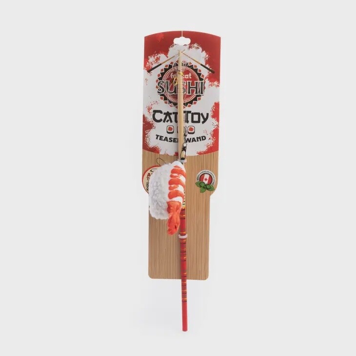 Sushi Chopstick Cat Toy Teaser