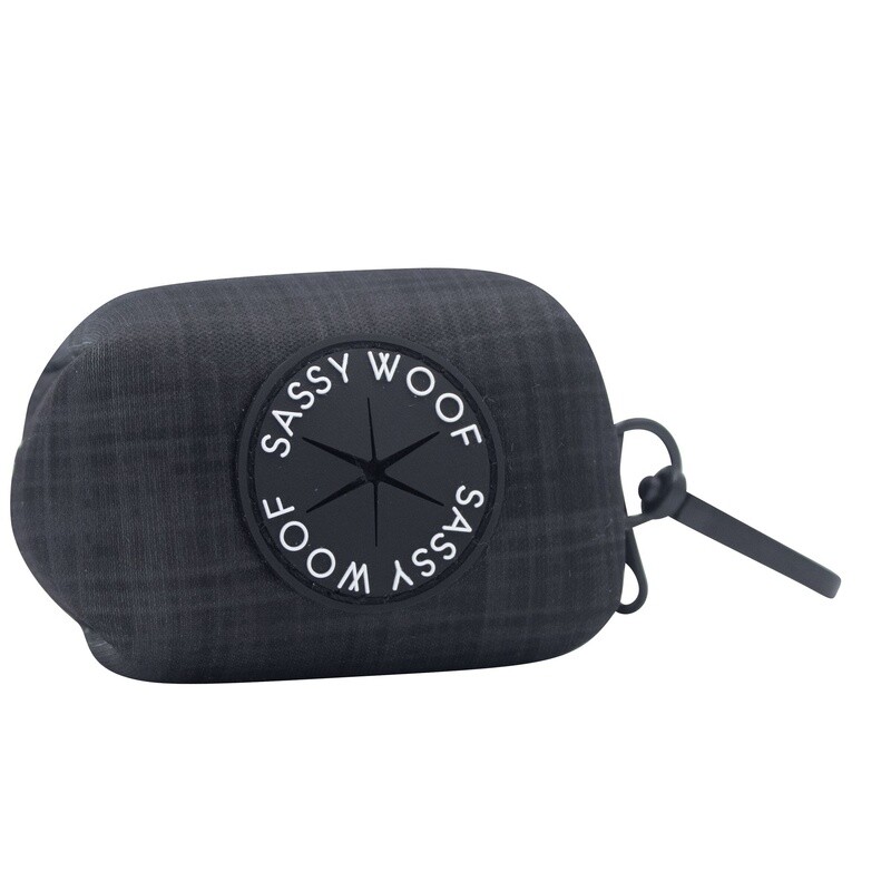 Dog Waste Bag Holder- Baby Got Black