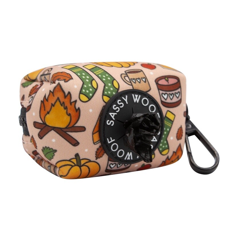 Dog Waste Bag Holder- Country Pumpkin