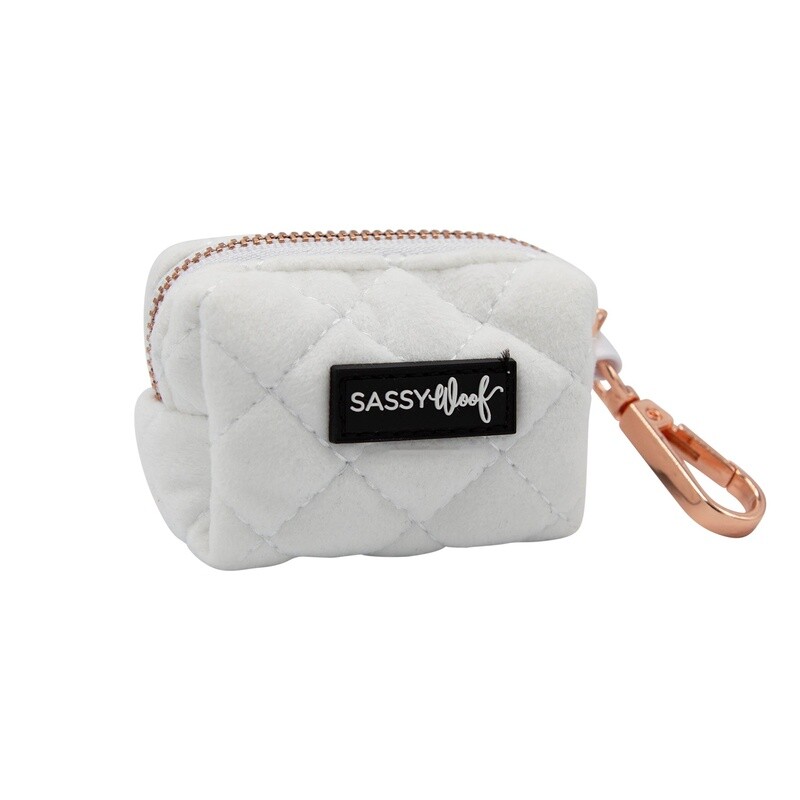 Dog Waste Bag Holder- White