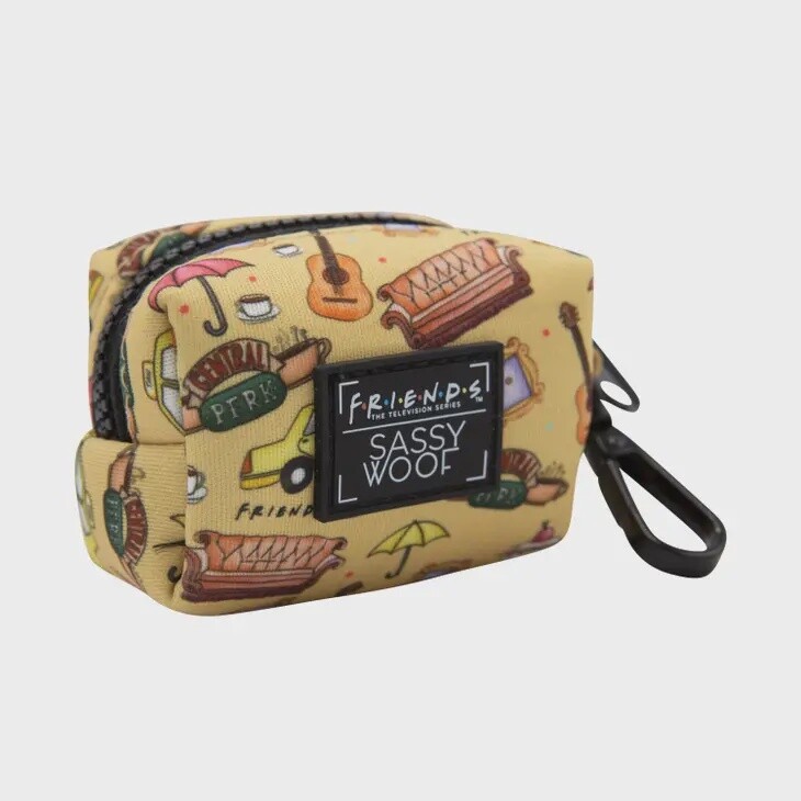 Waste Bag Holder- Friends Yellow