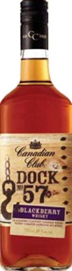 CANADIAN CLUB DOCK NO 57 BLACKBERRY WHIS
