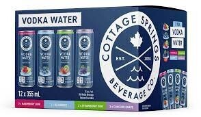 COTTAGE SPRINGS VODKA WATER MIXER PACK