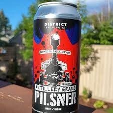District Artillery Grade Pilsner