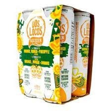 DOS LOCOS ORANGE MANGO PINEAPPLE SELTZER