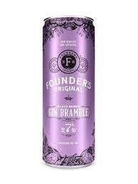 FOUNDER&#39;S BLACKBERRY GIN BRAMBLE, Size: 4 Cans