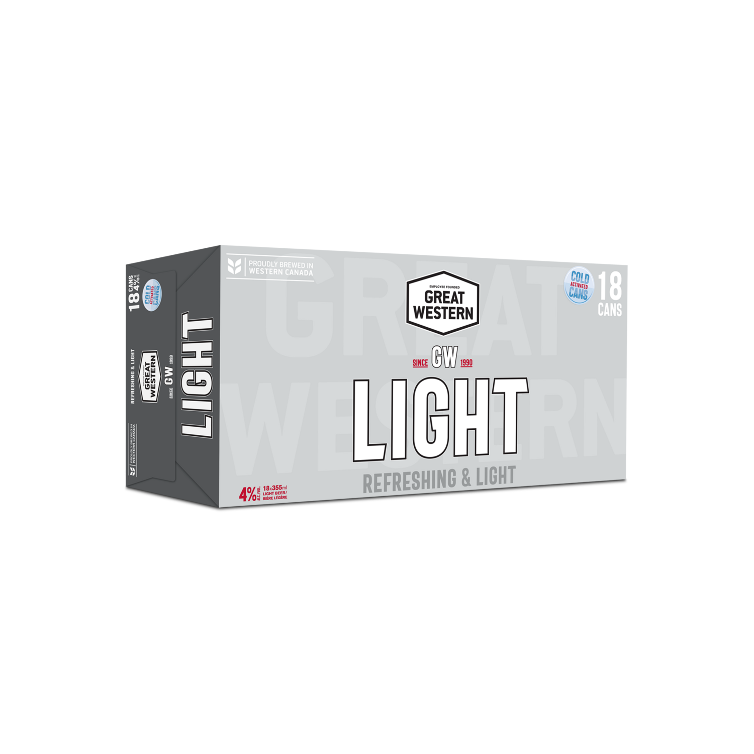 GREAT WESTERN LIGHT, Size: 18 Cans
