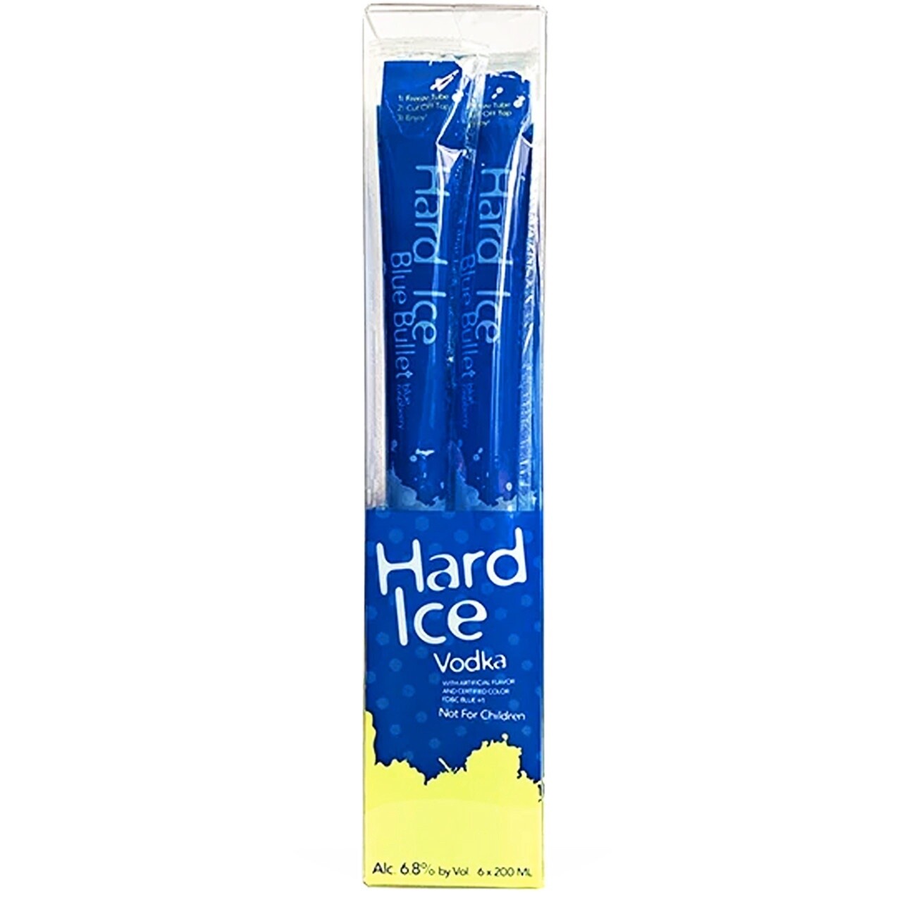 HARD ICE BLUE BULLET 6PK, Size: 6x200 ml Pouch