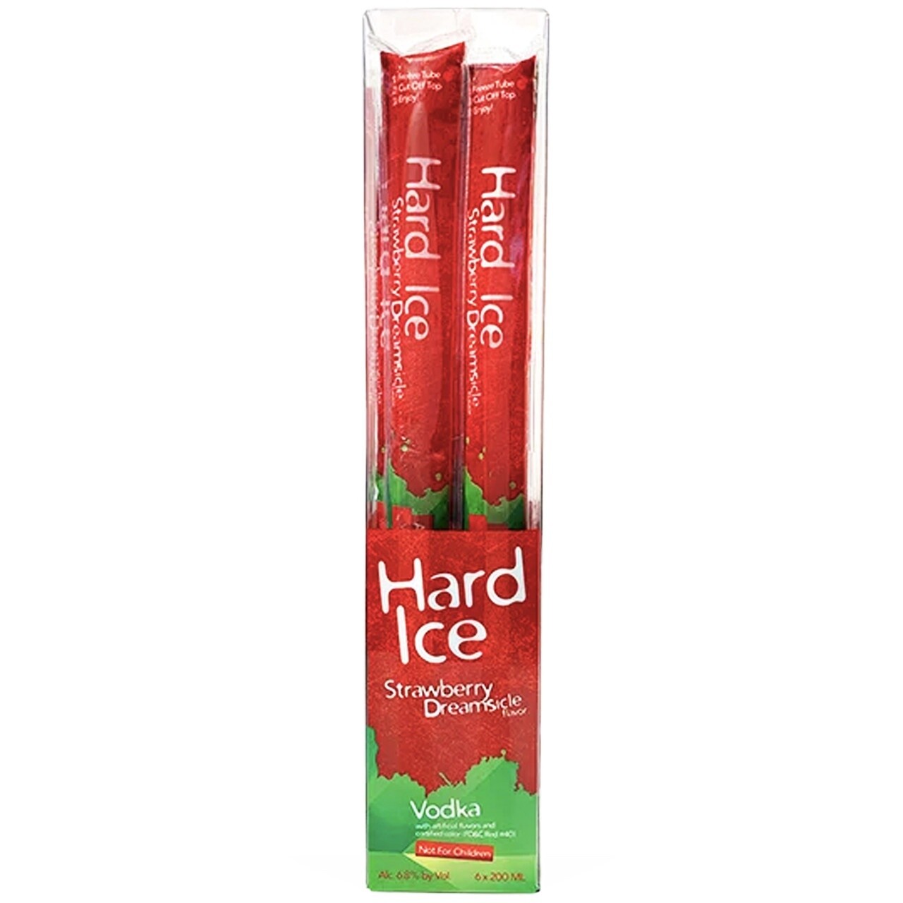 HARD ICE STRAWBERRY DREAMSICLE, Size: 6x200 ml Pouch