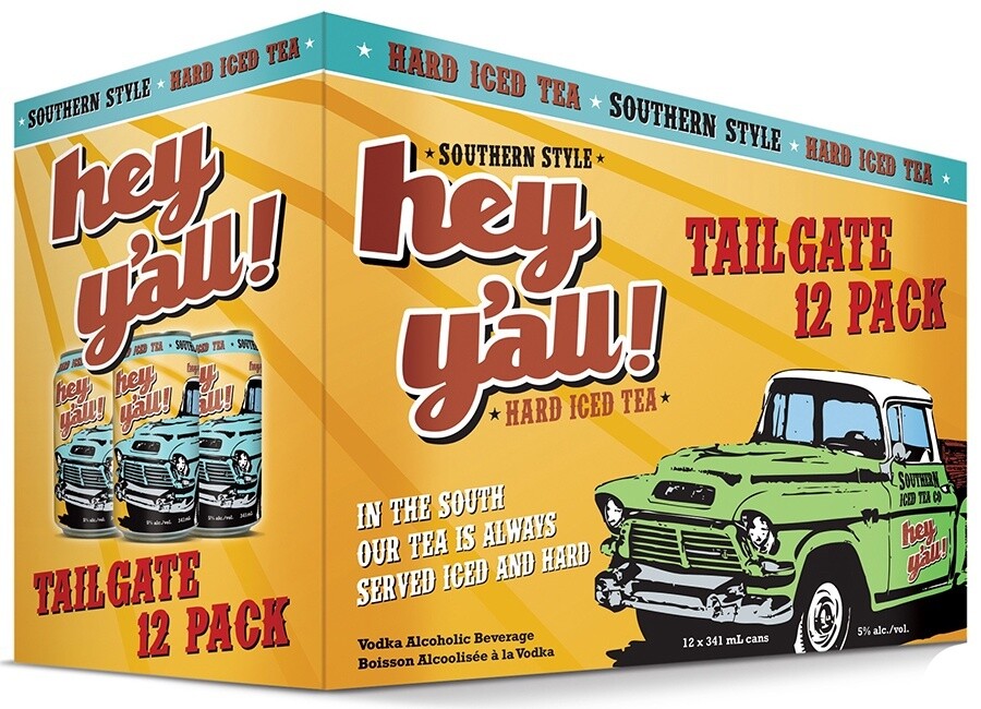 HEY Y&#39;ALL ICED TEA TAILGATE PACK, Size: 12 Cans