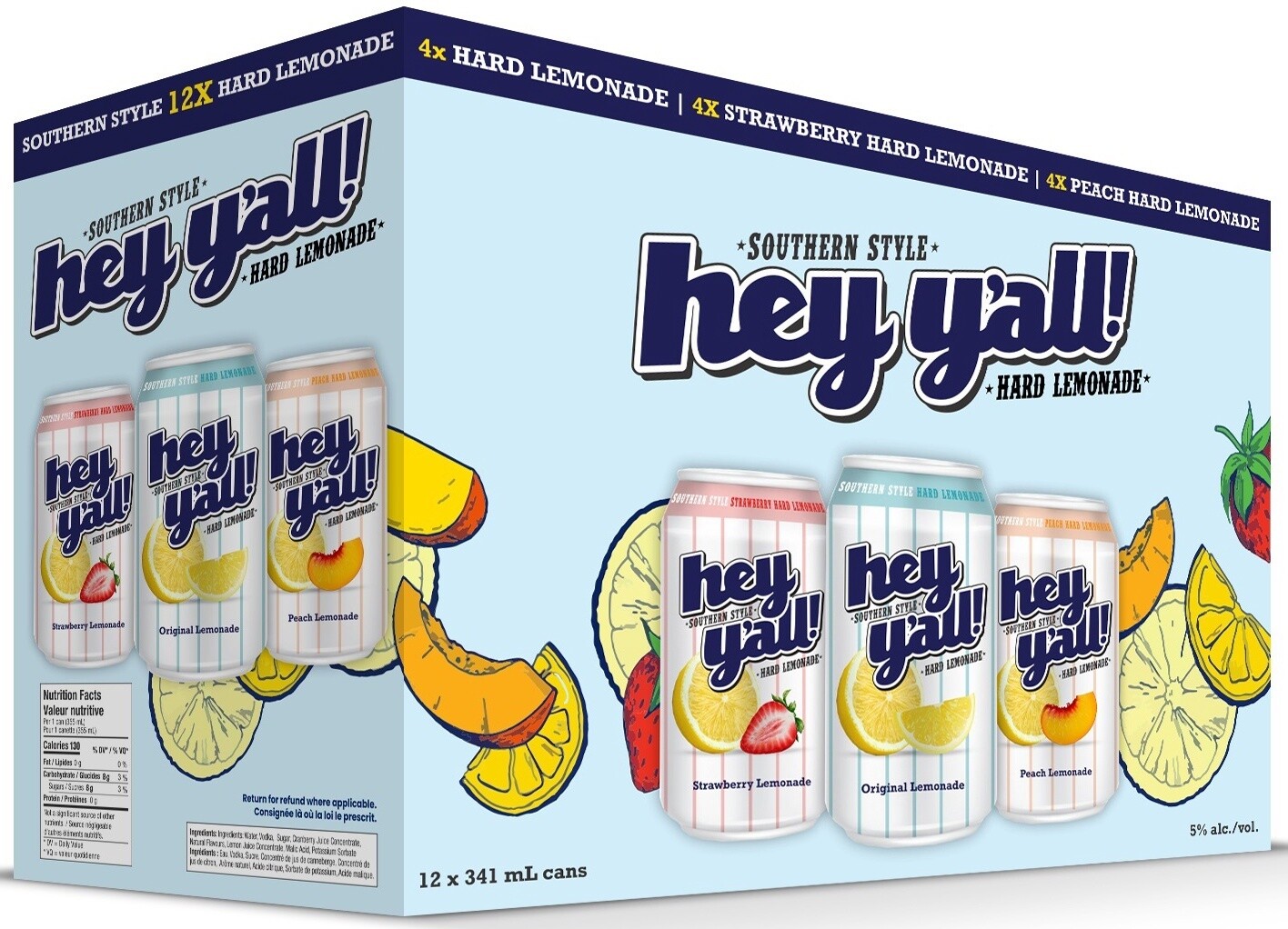 HEY Y&#39;ALL LEMONADE MIXER, Size: 12 Cans