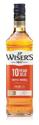 J.P. WISER'S 10YO CANADIAN WHISKY