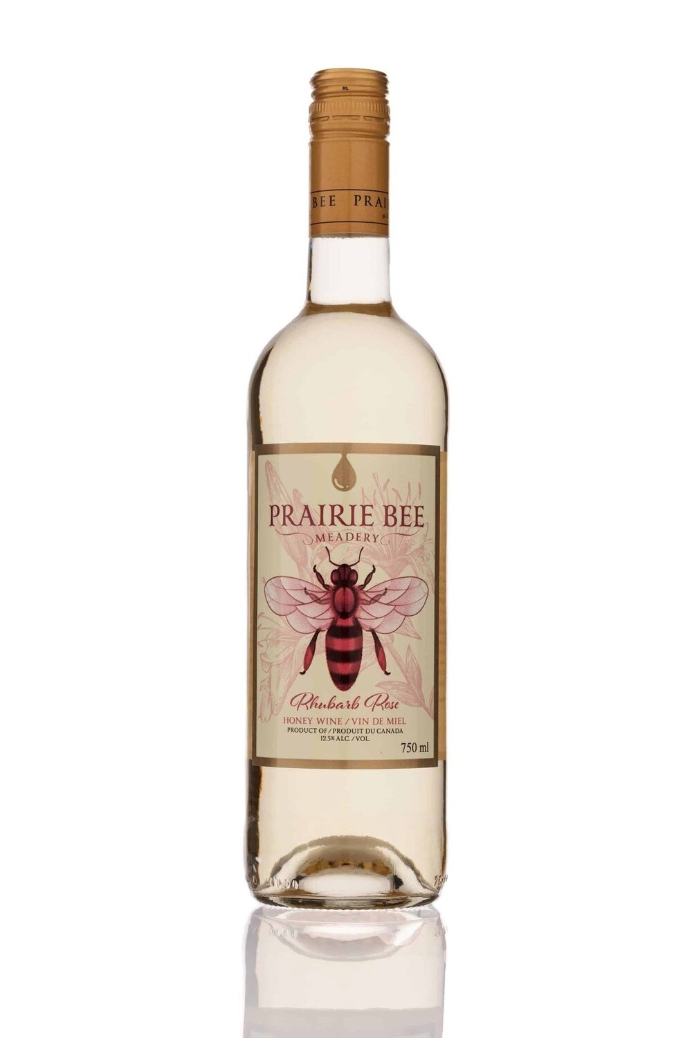 PRAIRIE BEE MEADERY RHUBARB ROSE
