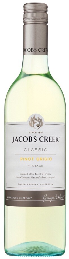 JACOB&#39;S CREEK PINOT GRIGIO, Size: 750 ml