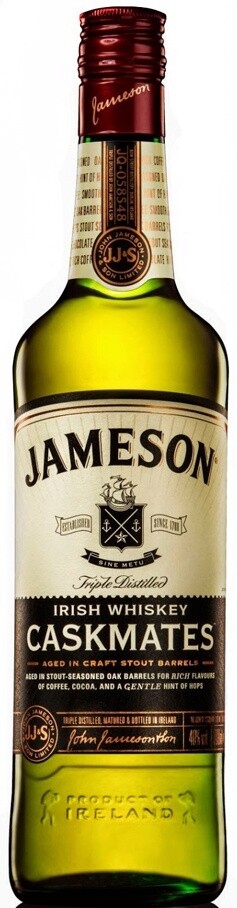 JAMESON CASKMATES IRISH WHISKEY, Size: 750 ml