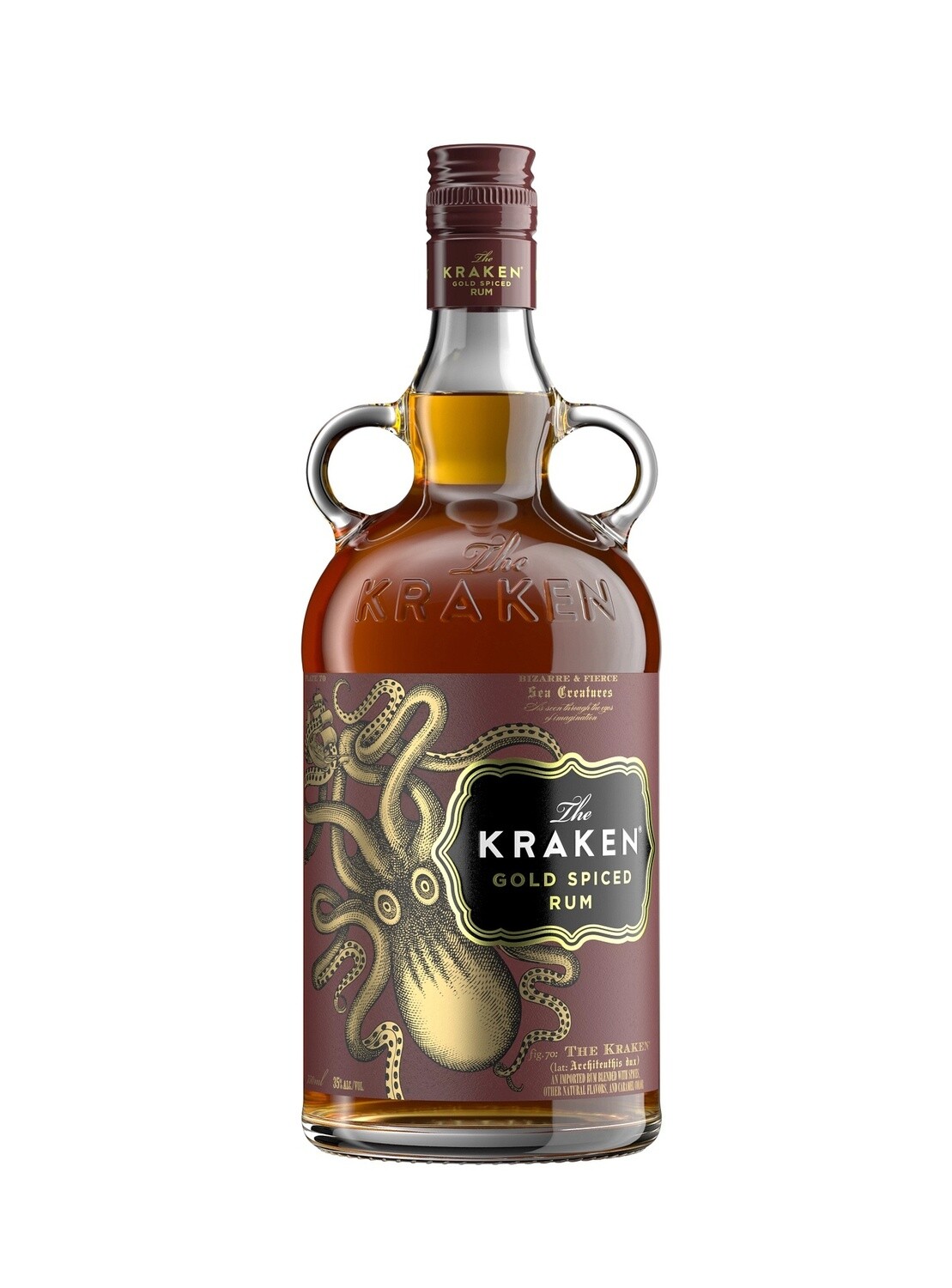 KRAKEN RUM GOLD SPICED RUM, Size: 750 ml