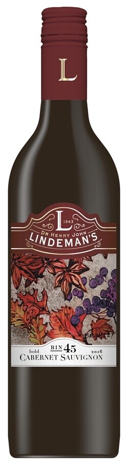 LINDEMANS BIN 45 CABERNET SAUVIGNON, Size: 750 ml