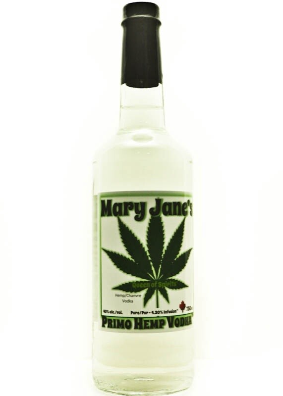 MARY JANE&#39;S PRIMO HEMP VODKA, Size: 750 ml