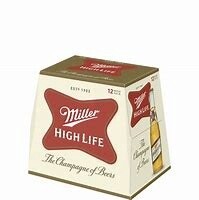 MILLER HIGH LIFE, Size: 12 Bottles