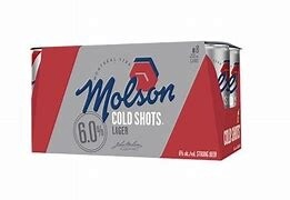 MOLSON COLD SHOTS, Size: 8 Cans