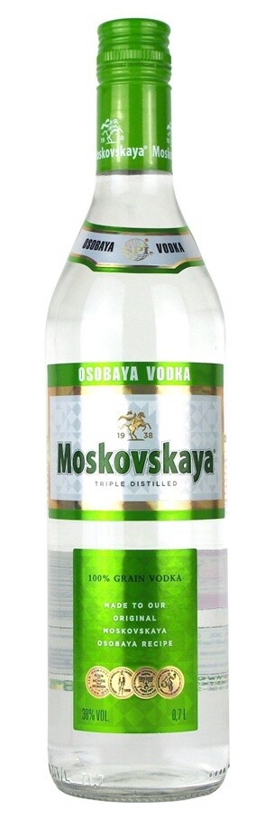 MOSKOVSKAYA VODKA, Size: 750 ml