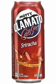 MOTT'S CLAMATO CAESAR SRIRACHA