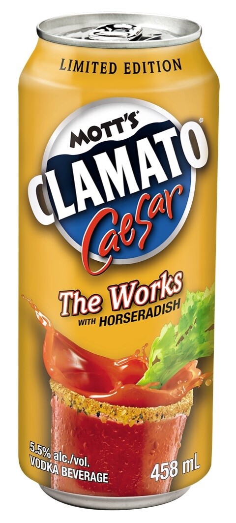 MOTT&#39;S CLAMATO THE WORKS CAESAR, Size: 458 ml