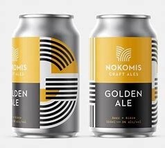 Nokomis Golden Ale, Size: 4 Cans