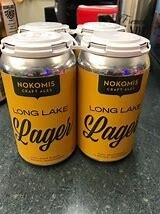 Nokomis Long Lake Lager, Size: 4 Cans