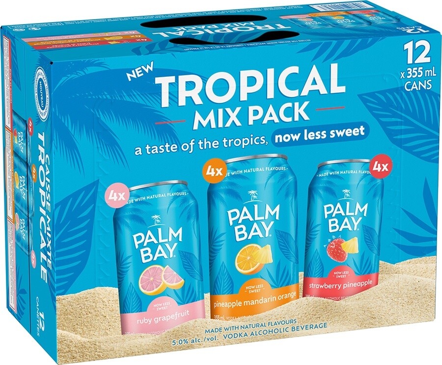PALM BAY VARIETY PACK, Size: 12 Cans