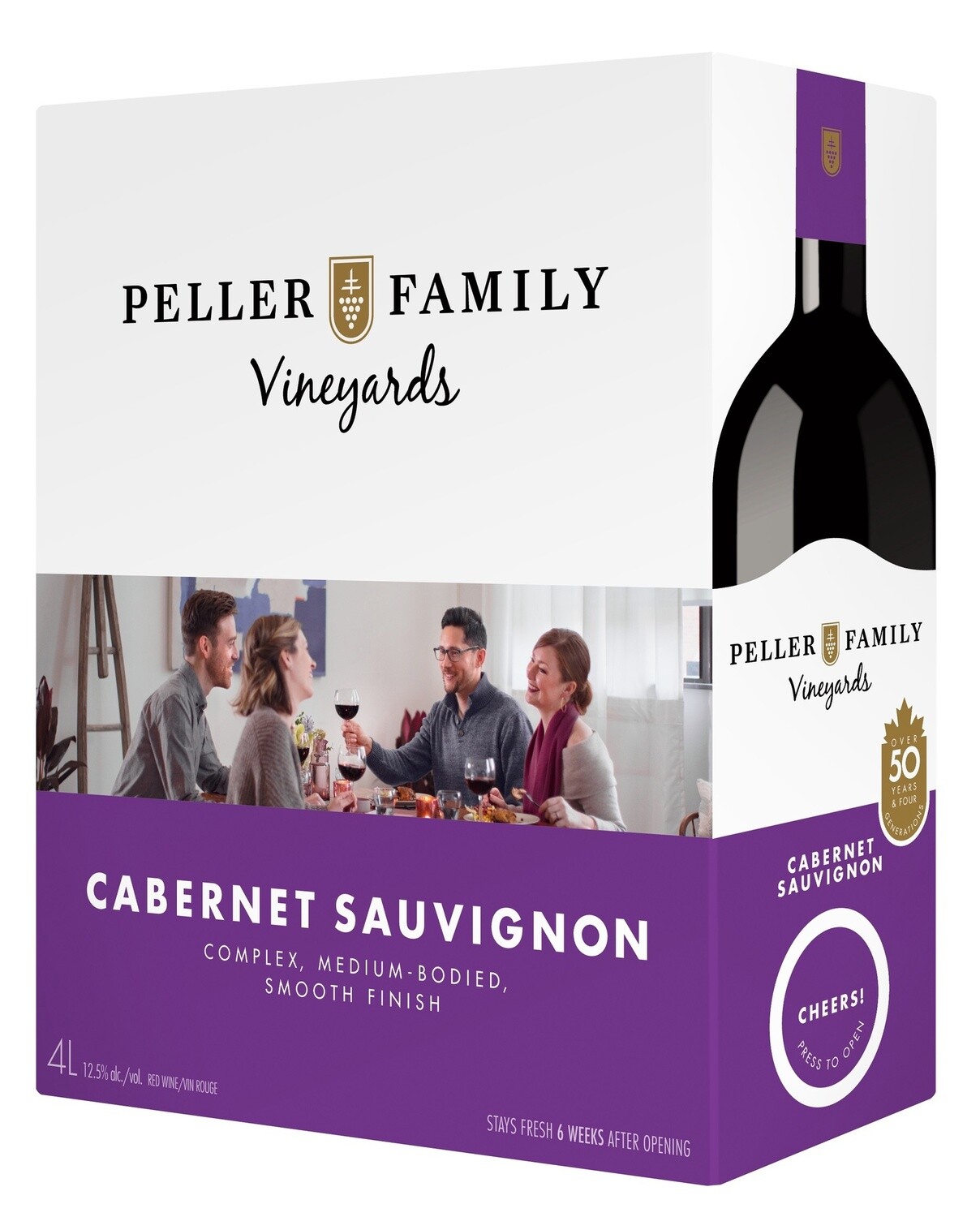 PELLER FAMILY VINEYARDS CAB SAUVIGNON, Size: 4 L