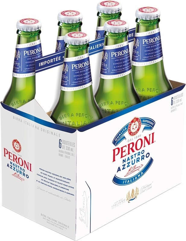 PERONI NASTRO AZZURRO  (ITALY), Size: 6 Bottles