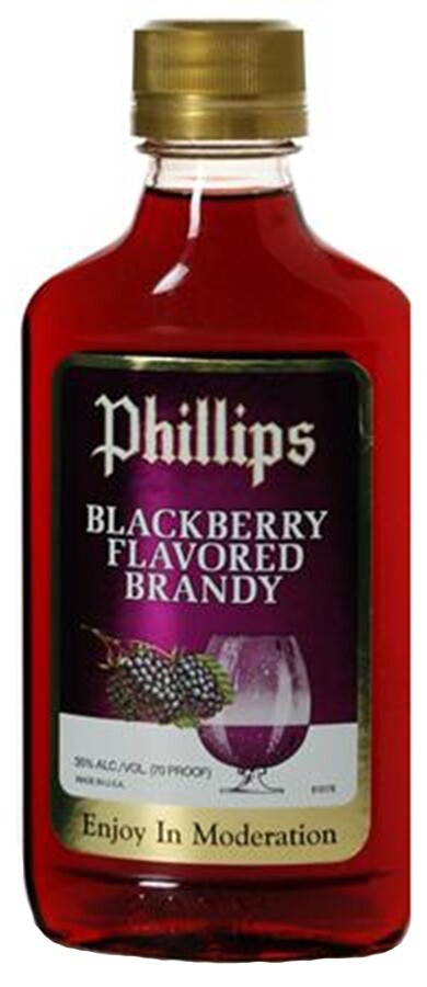 PHILLIPS BLACKBERRY BRANDY, Size: 375 ml